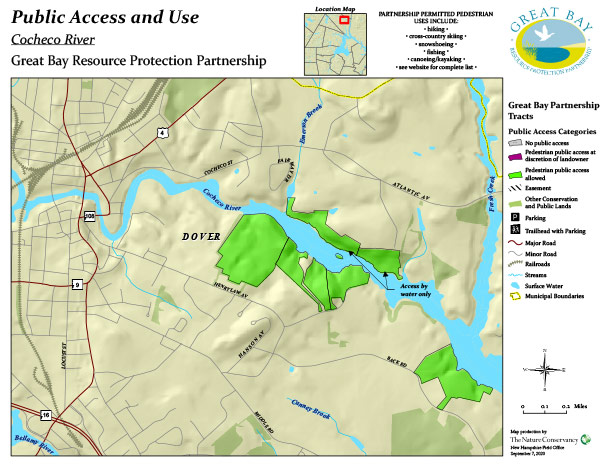 Cocheco property public access map
