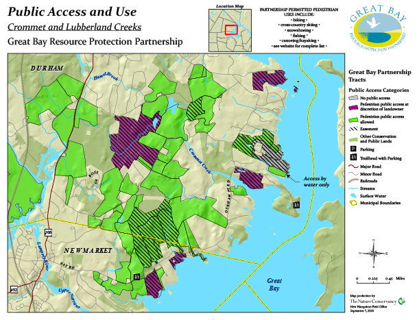 Crommet & Lubberland access map